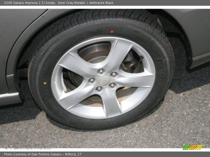 Steel Gray Metallic / Anthracite Black 2006 Subaru Impreza 2.5i Sedan