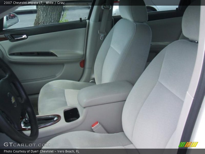 White / Gray 2007 Chevrolet Impala LT