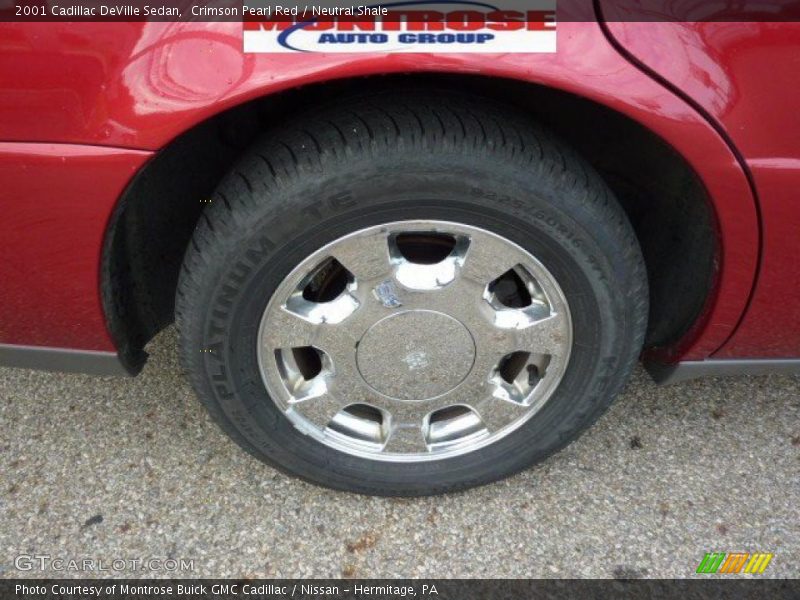 Crimson Pearl Red / Neutral Shale 2001 Cadillac DeVille Sedan