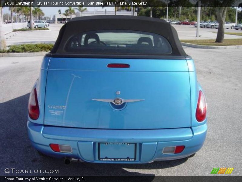 Surf Blue Pearl / Pastel Slate Gray 2008 Chrysler PT Cruiser Touring Convertible