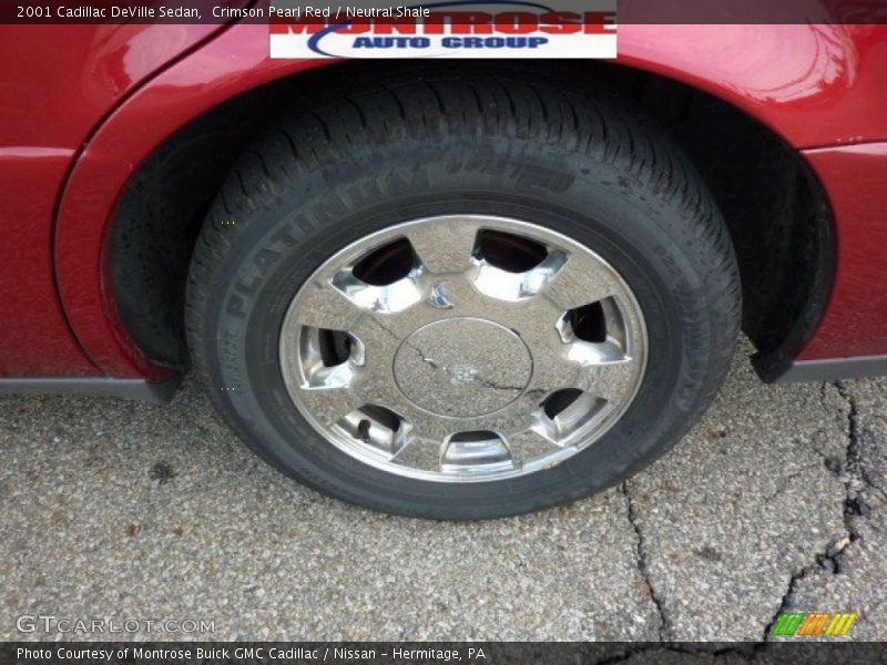 Crimson Pearl Red / Neutral Shale 2001 Cadillac DeVille Sedan