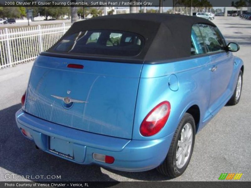 Surf Blue Pearl / Pastel Slate Gray 2008 Chrysler PT Cruiser Touring Convertible