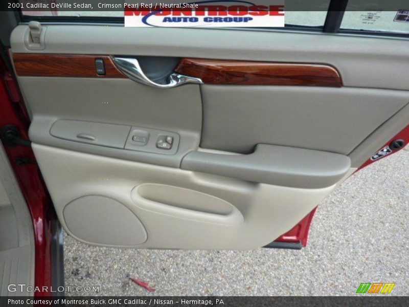 Crimson Pearl Red / Neutral Shale 2001 Cadillac DeVille Sedan