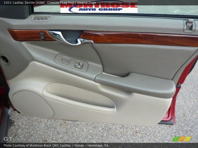 Crimson Pearl Red / Neutral Shale 2001 Cadillac DeVille Sedan