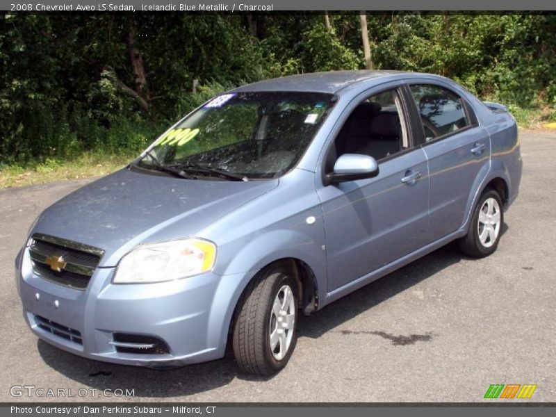 Icelandic Blue Metallic / Charcoal 2008 Chevrolet Aveo LS Sedan