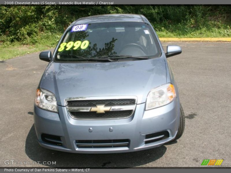 Icelandic Blue Metallic / Charcoal 2008 Chevrolet Aveo LS Sedan