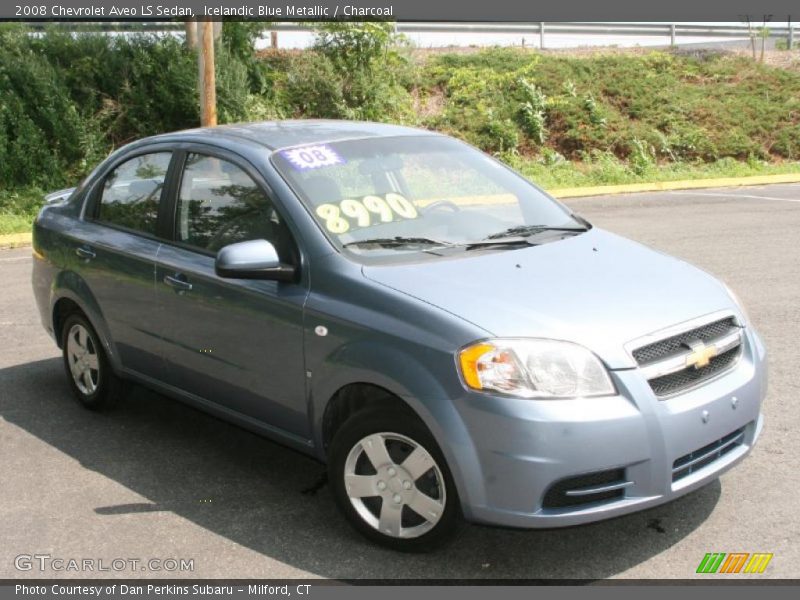 Icelandic Blue Metallic / Charcoal 2008 Chevrolet Aveo LS Sedan