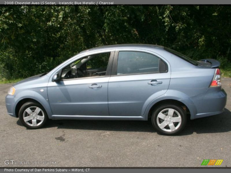 Icelandic Blue Metallic / Charcoal 2008 Chevrolet Aveo LS Sedan