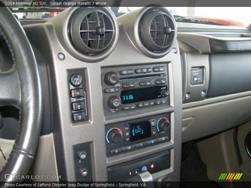 Sunset Orange Metallic / Wheat 2004 Hummer H2 SUV