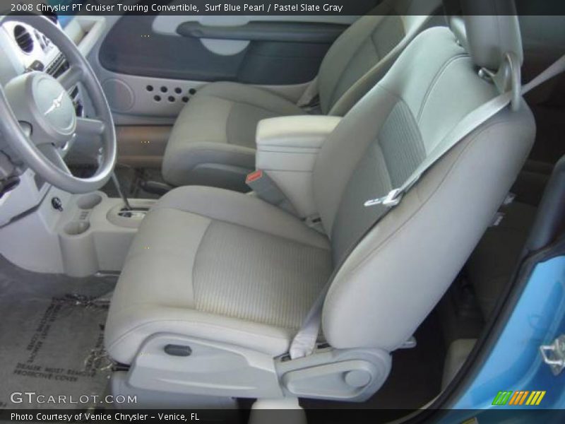 Surf Blue Pearl / Pastel Slate Gray 2008 Chrysler PT Cruiser Touring Convertible