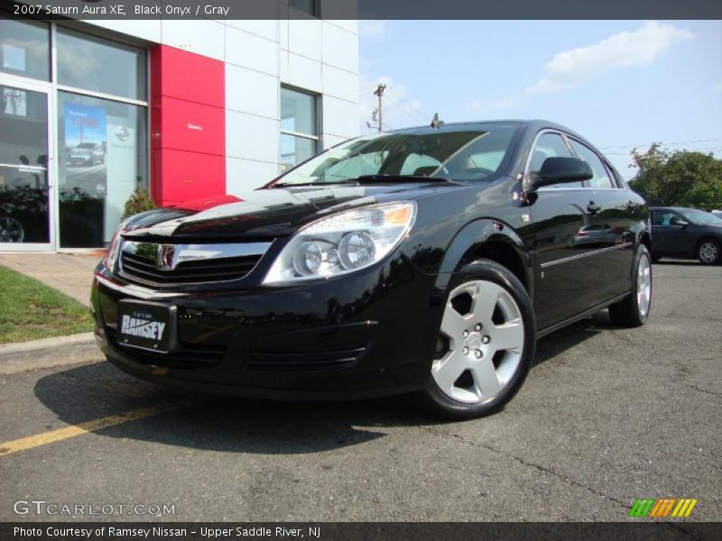 Black Onyx / Gray 2007 Saturn Aura XE