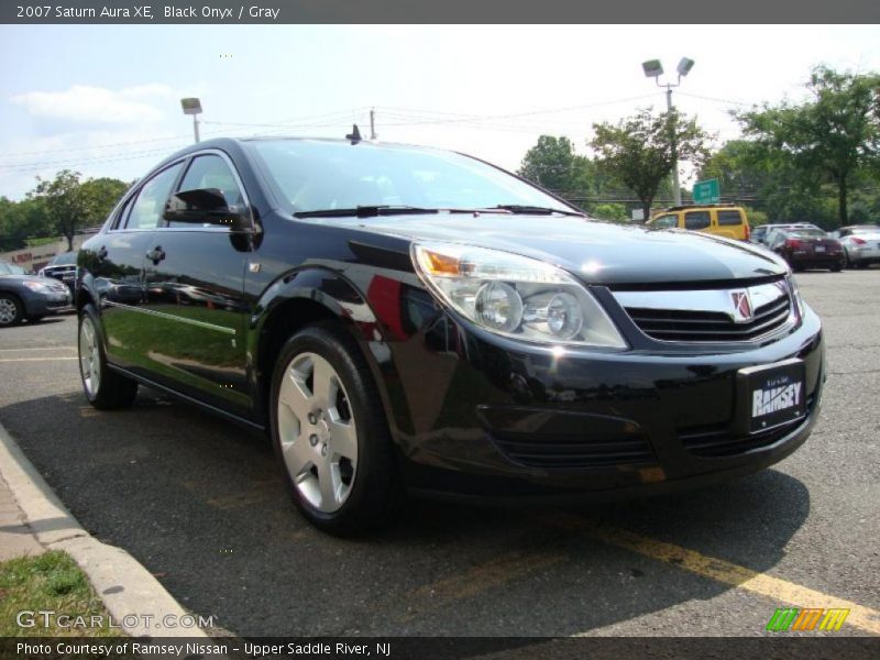 Black Onyx / Gray 2007 Saturn Aura XE
