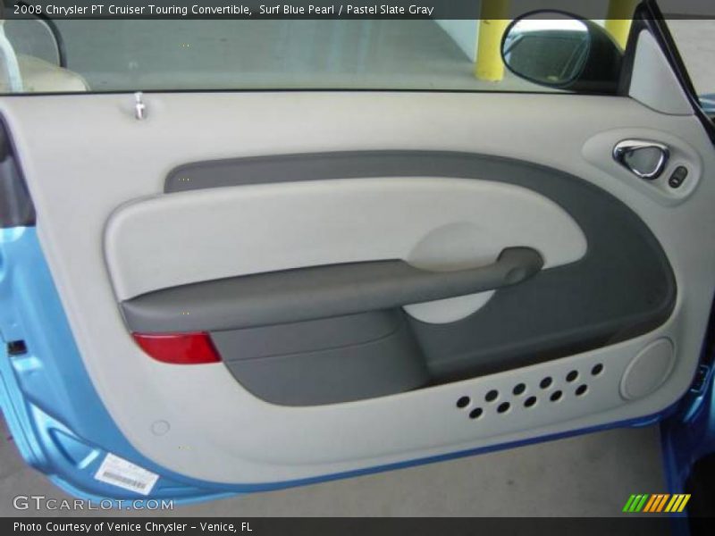 Surf Blue Pearl / Pastel Slate Gray 2008 Chrysler PT Cruiser Touring Convertible