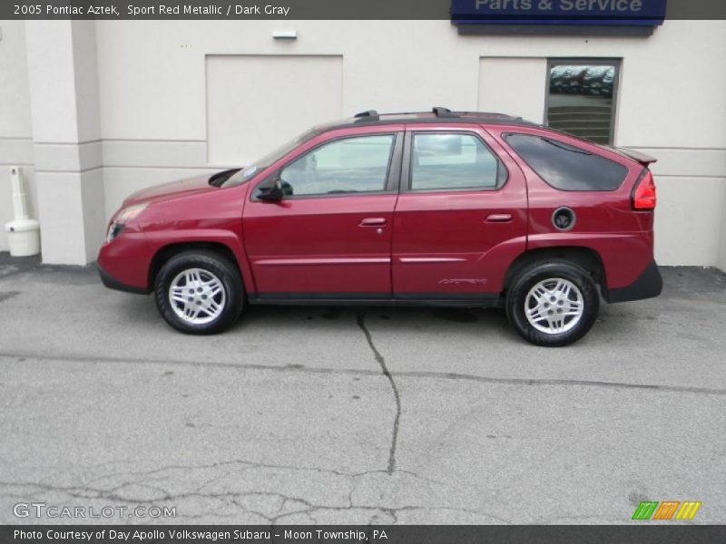 Sport Red Metallic / Dark Gray 2005 Pontiac Aztek