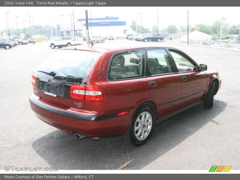 Torch Red Metallic / Taupe/Light Taupe 2002 Volvo V40