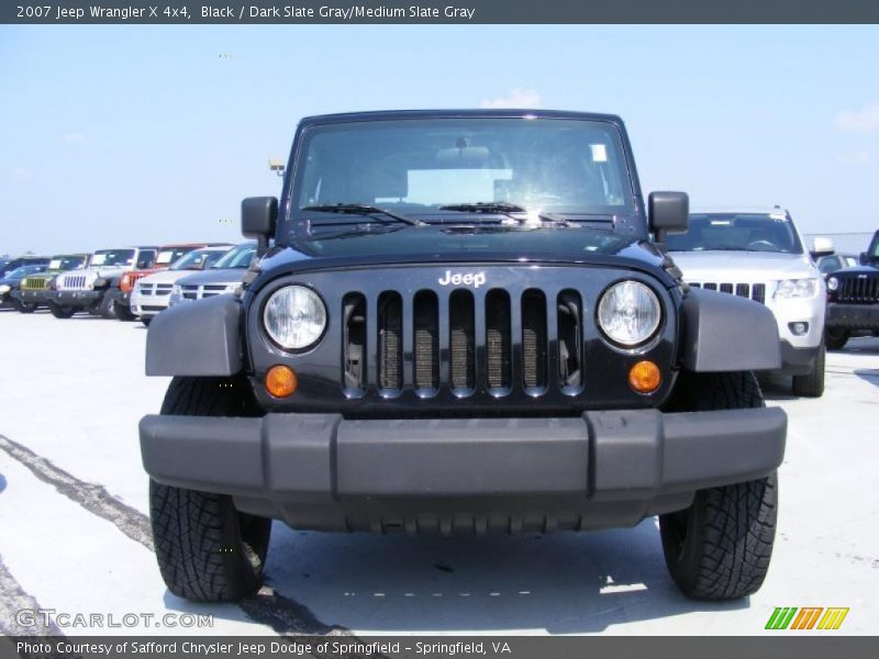 Black / Dark Slate Gray/Medium Slate Gray 2007 Jeep Wrangler X 4x4