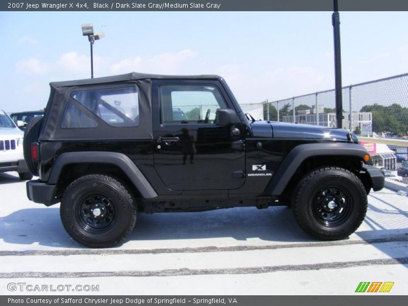 Black / Dark Slate Gray/Medium Slate Gray 2007 Jeep Wrangler X 4x4