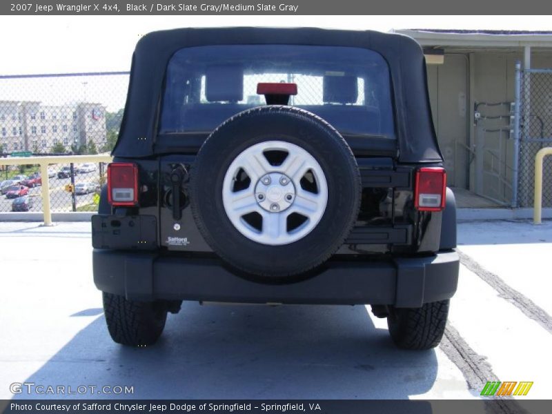 Black / Dark Slate Gray/Medium Slate Gray 2007 Jeep Wrangler X 4x4