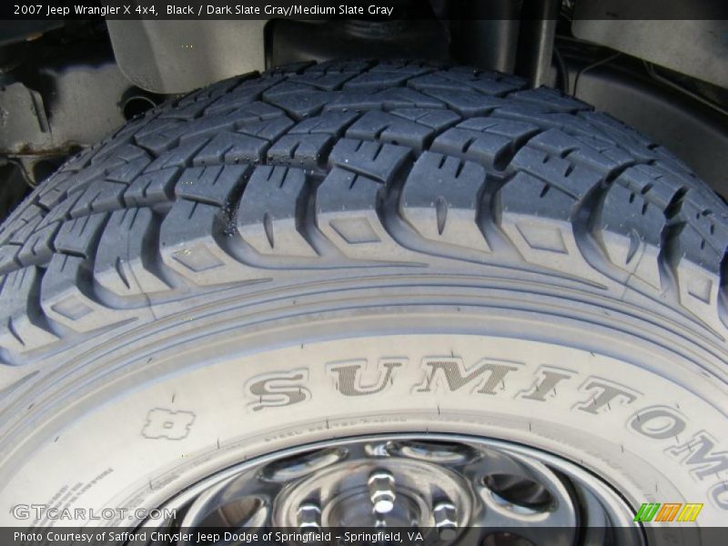 Black / Dark Slate Gray/Medium Slate Gray 2007 Jeep Wrangler X 4x4