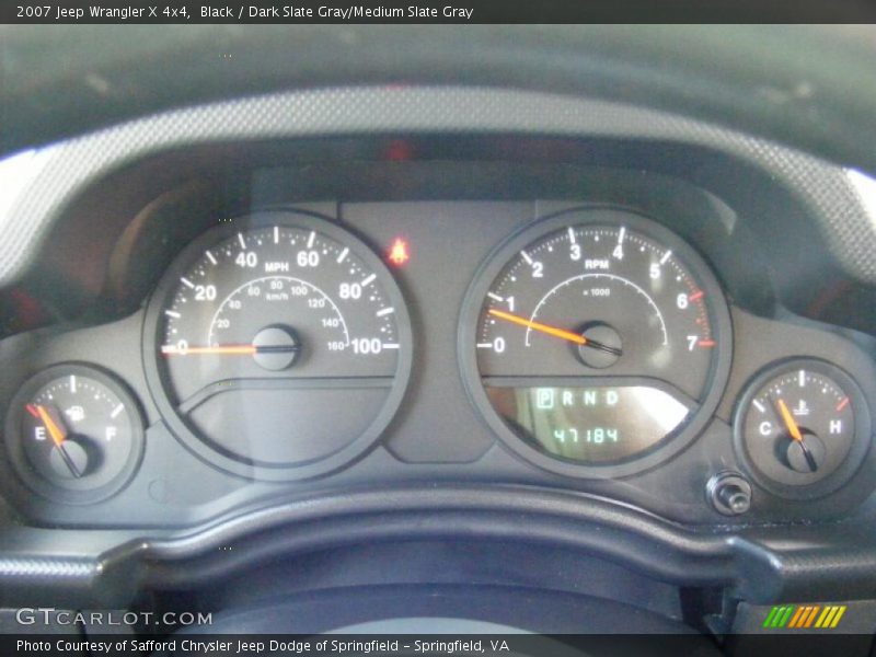Black / Dark Slate Gray/Medium Slate Gray 2007 Jeep Wrangler X 4x4