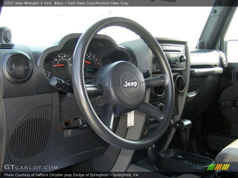Black / Dark Slate Gray/Medium Slate Gray 2007 Jeep Wrangler X 4x4