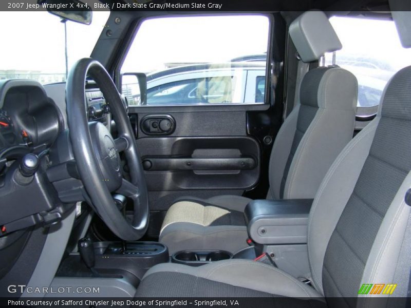 Black / Dark Slate Gray/Medium Slate Gray 2007 Jeep Wrangler X 4x4