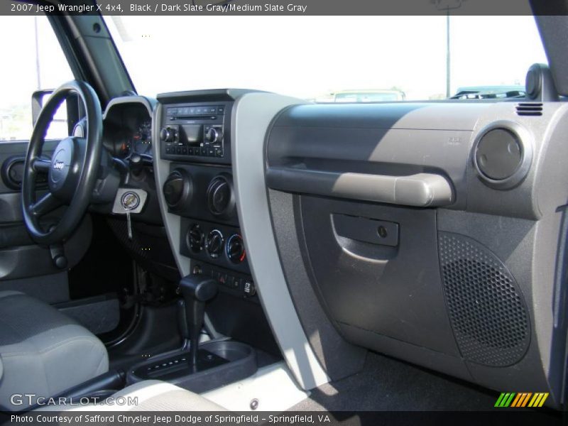 Black / Dark Slate Gray/Medium Slate Gray 2007 Jeep Wrangler X 4x4