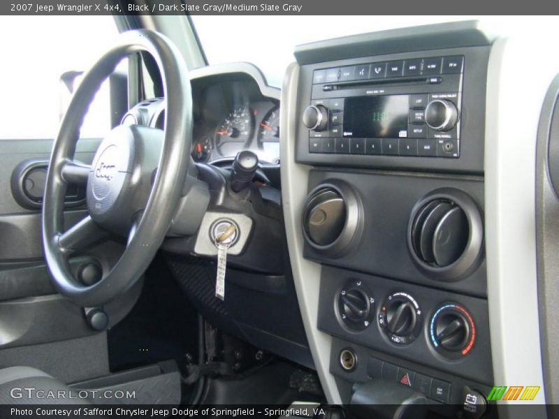 Black / Dark Slate Gray/Medium Slate Gray 2007 Jeep Wrangler X 4x4