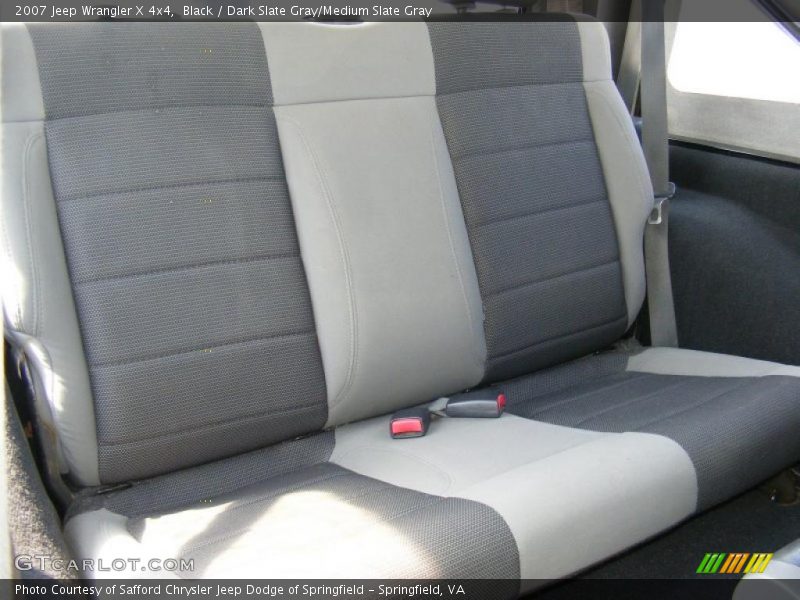 Black / Dark Slate Gray/Medium Slate Gray 2007 Jeep Wrangler X 4x4