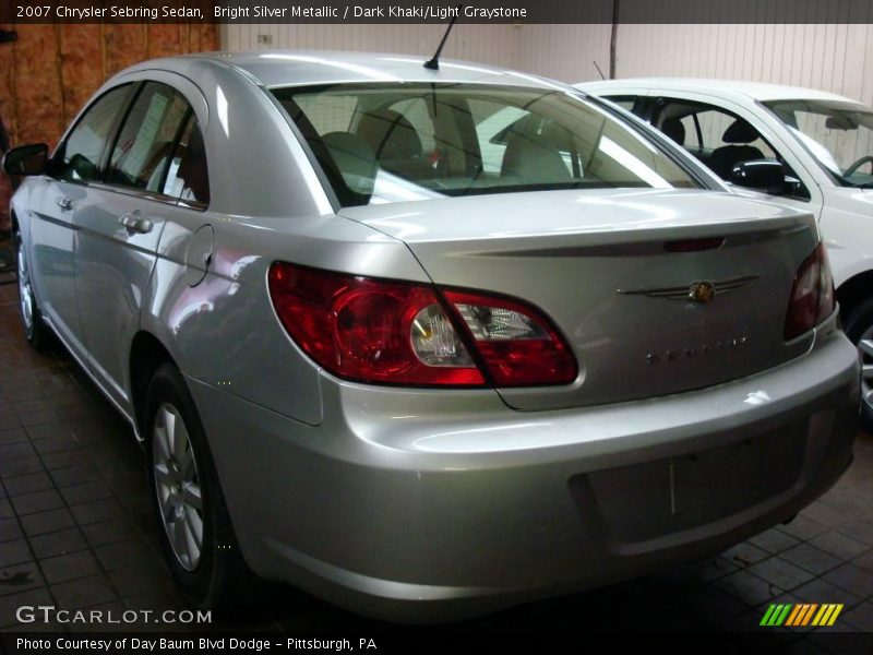 Bright Silver Metallic / Dark Khaki/Light Graystone 2007 Chrysler Sebring Sedan