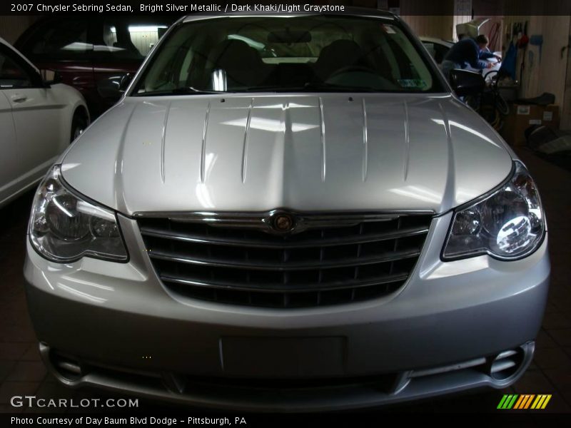 Bright Silver Metallic / Dark Khaki/Light Graystone 2007 Chrysler Sebring Sedan