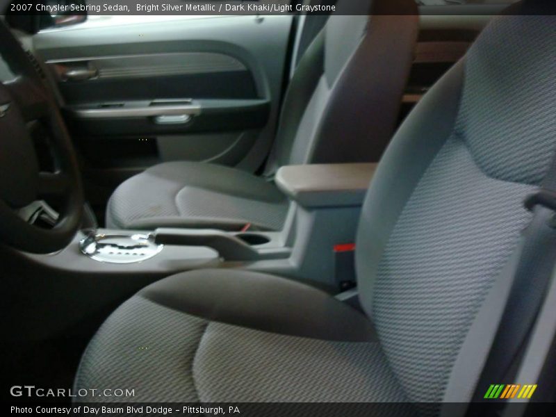 Bright Silver Metallic / Dark Khaki/Light Graystone 2007 Chrysler Sebring Sedan