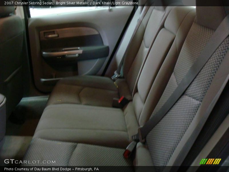 Bright Silver Metallic / Dark Khaki/Light Graystone 2007 Chrysler Sebring Sedan