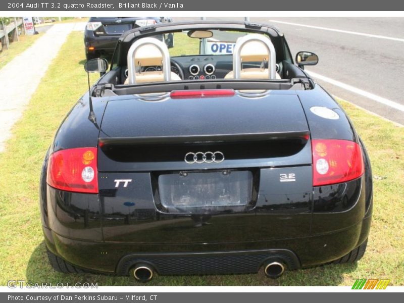 Brilliant Black / Vanilla 2004 Audi TT 3.2 quattro Roadster