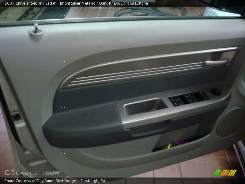 Bright Silver Metallic / Dark Khaki/Light Graystone 2007 Chrysler Sebring Sedan