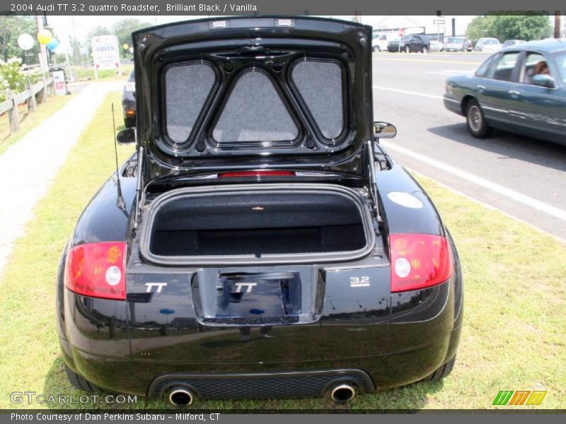 Brilliant Black / Vanilla 2004 Audi TT 3.2 quattro Roadster