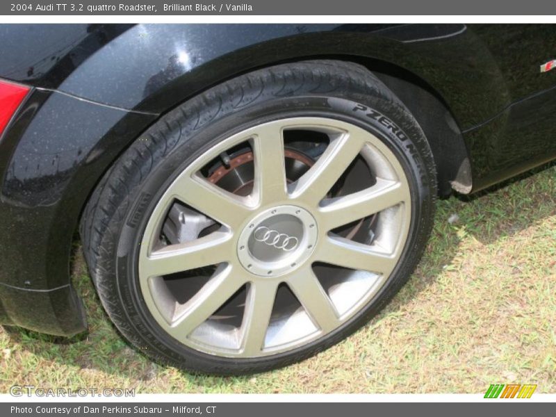 Brilliant Black / Vanilla 2004 Audi TT 3.2 quattro Roadster