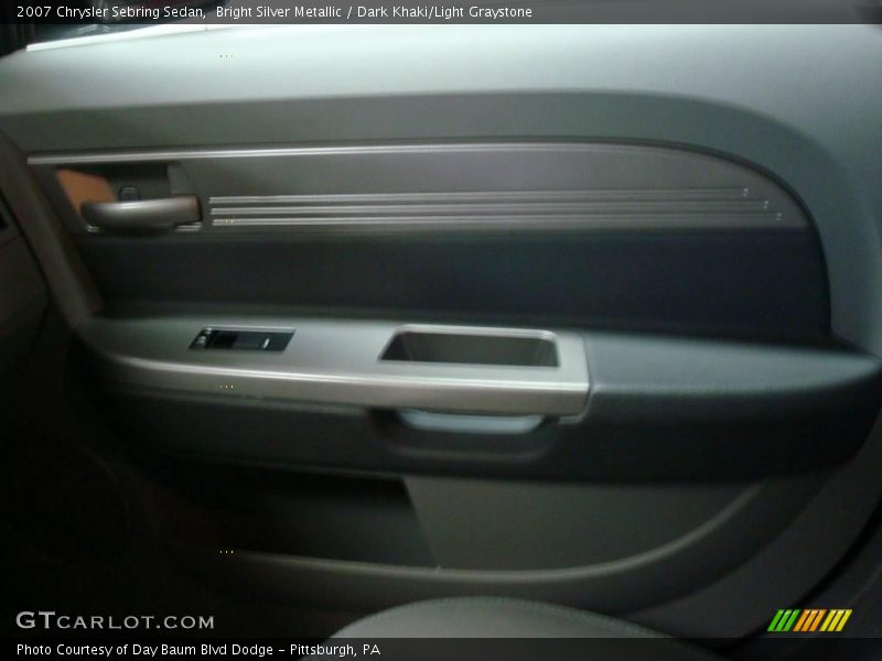 Bright Silver Metallic / Dark Khaki/Light Graystone 2007 Chrysler Sebring Sedan