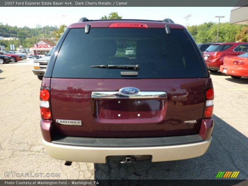 Dark Cherry Metallic / Camel 2007 Ford Explorer Eddie Bauer 4x4