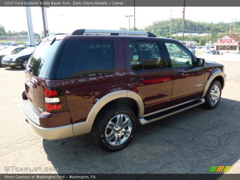 Dark Cherry Metallic / Camel 2007 Ford Explorer Eddie Bauer 4x4