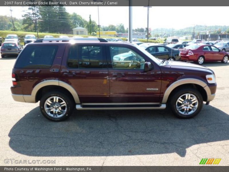 Dark Cherry Metallic / Camel 2007 Ford Explorer Eddie Bauer 4x4