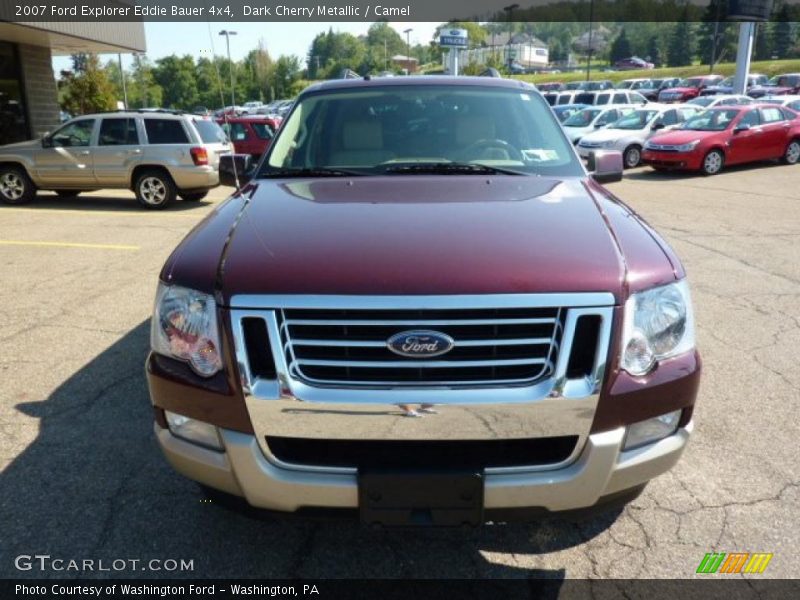 Dark Cherry Metallic / Camel 2007 Ford Explorer Eddie Bauer 4x4
