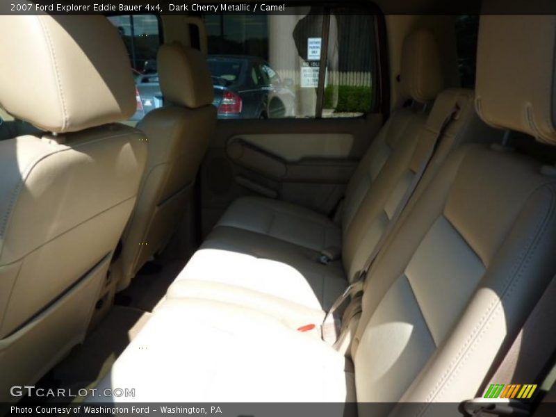 Dark Cherry Metallic / Camel 2007 Ford Explorer Eddie Bauer 4x4