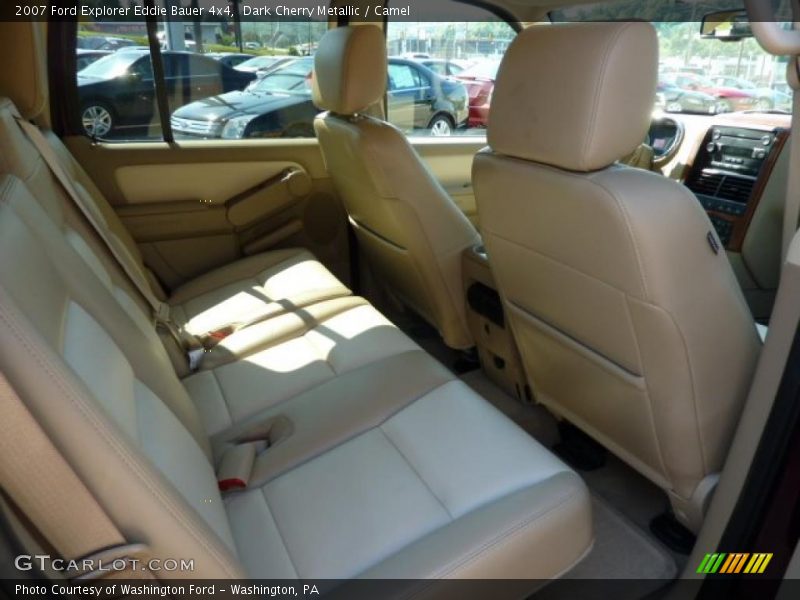 Dark Cherry Metallic / Camel 2007 Ford Explorer Eddie Bauer 4x4