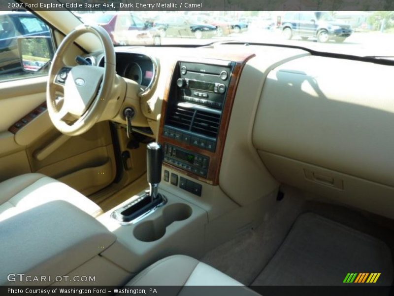 Dark Cherry Metallic / Camel 2007 Ford Explorer Eddie Bauer 4x4