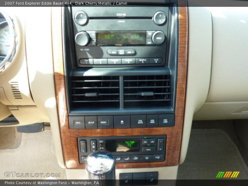 Dark Cherry Metallic / Camel 2007 Ford Explorer Eddie Bauer 4x4