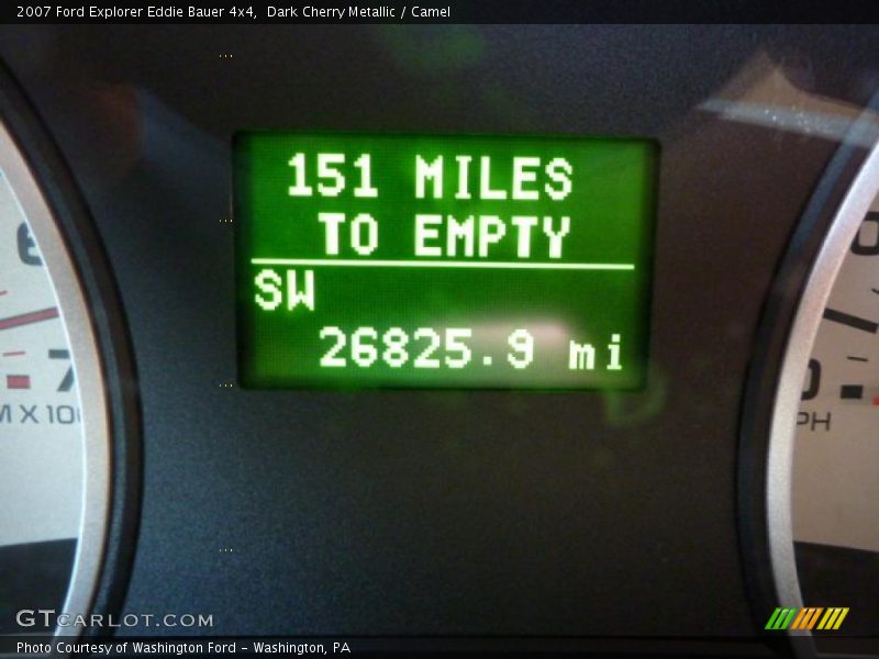 Dark Cherry Metallic / Camel 2007 Ford Explorer Eddie Bauer 4x4