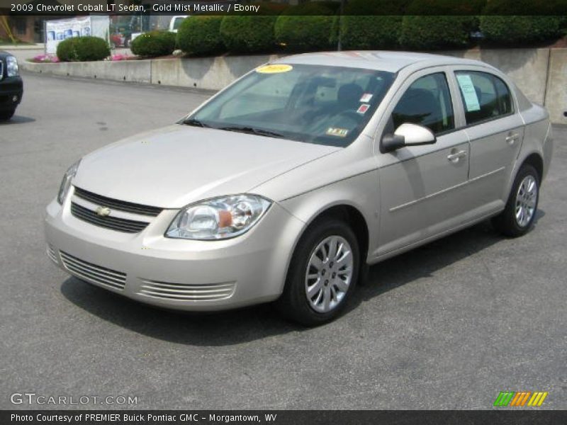 Gold Mist Metallic / Ebony 2009 Chevrolet Cobalt LT Sedan