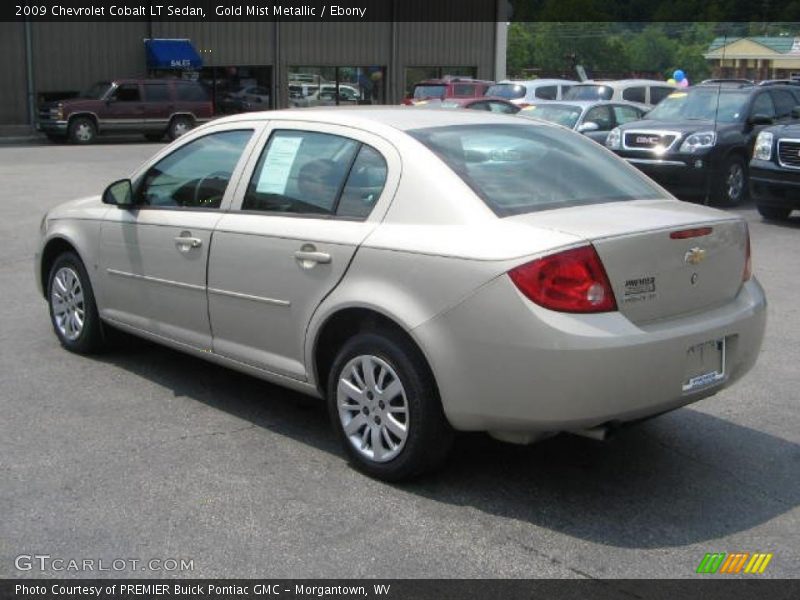 Gold Mist Metallic / Ebony 2009 Chevrolet Cobalt LT Sedan
