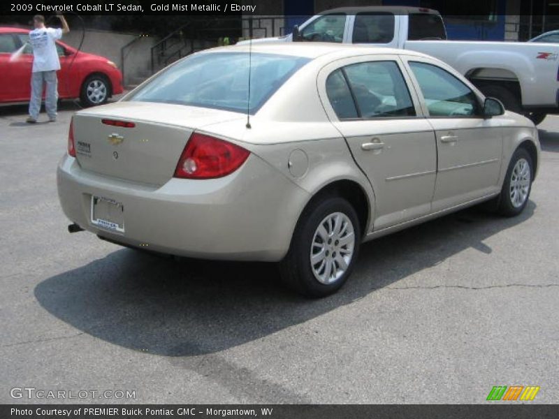 Gold Mist Metallic / Ebony 2009 Chevrolet Cobalt LT Sedan